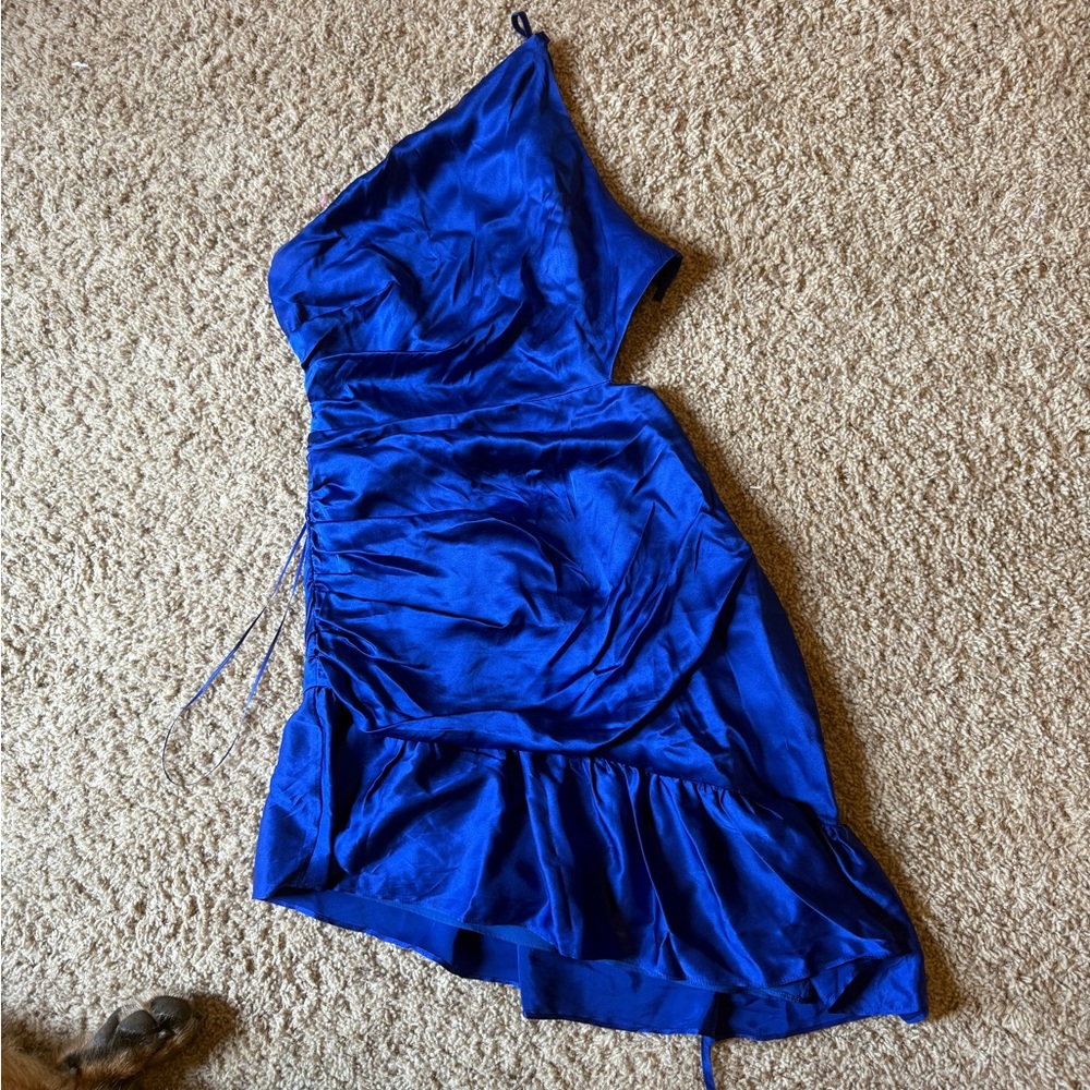 Amanda Uprichard Lapis Blue Dress
